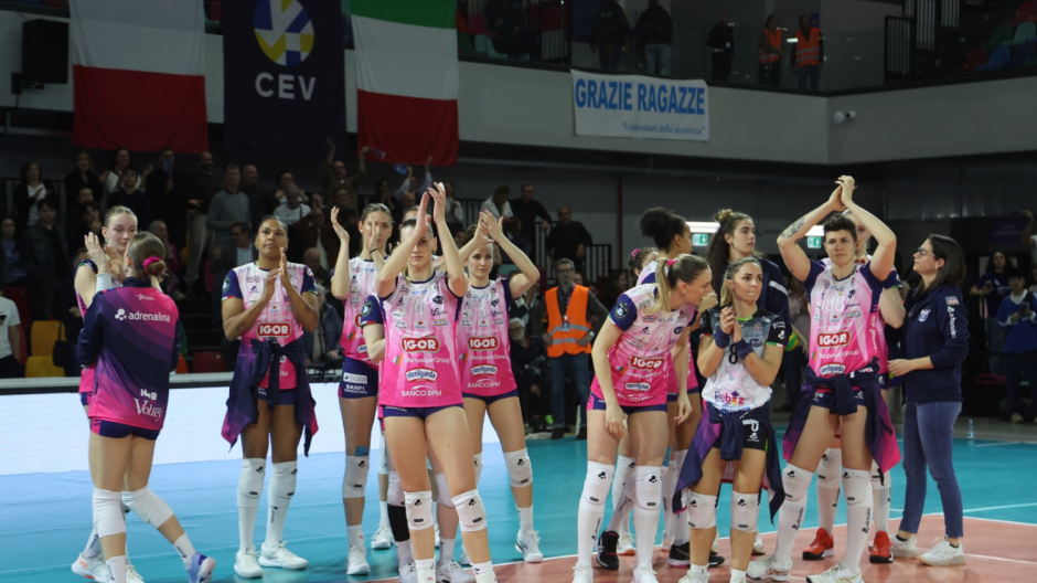 Igor Volley, fuori dalla Champions League: sconfitta al golden set con Scandicci 